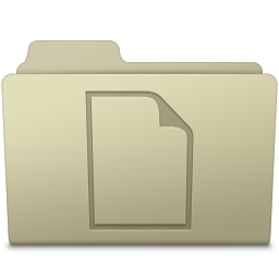 Documents Folder Ash Icon 256x256 png